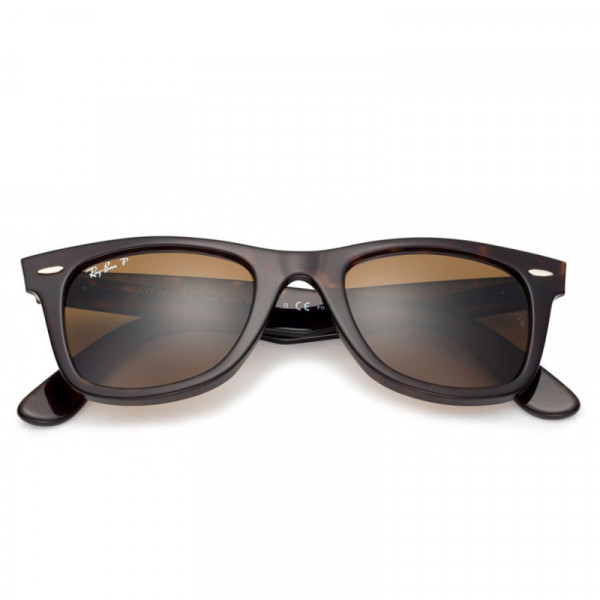RB2140 Wayfarer 902/57 Skildpadde Krystalbrun Polariseret