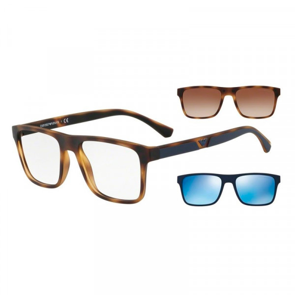 Gafas de Sol EA4115 50891W Matte Havana Clear