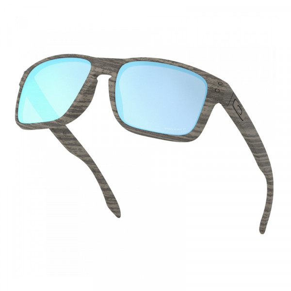 Holbrook™ Prizm Deep Water Polarized Lenses, Woodgrain Frame Sunglasses