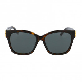 サングラス BALENCIAGA Woman Sunglasses Green BB0102SA 014 Balenciaga Green Square Ladies Sunglasses BB0102SA 014 57