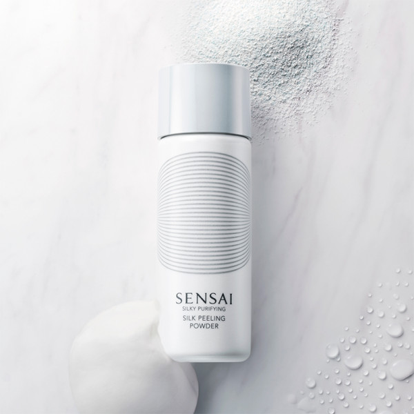 Silkeagtigt rensende silkepeelingpulver