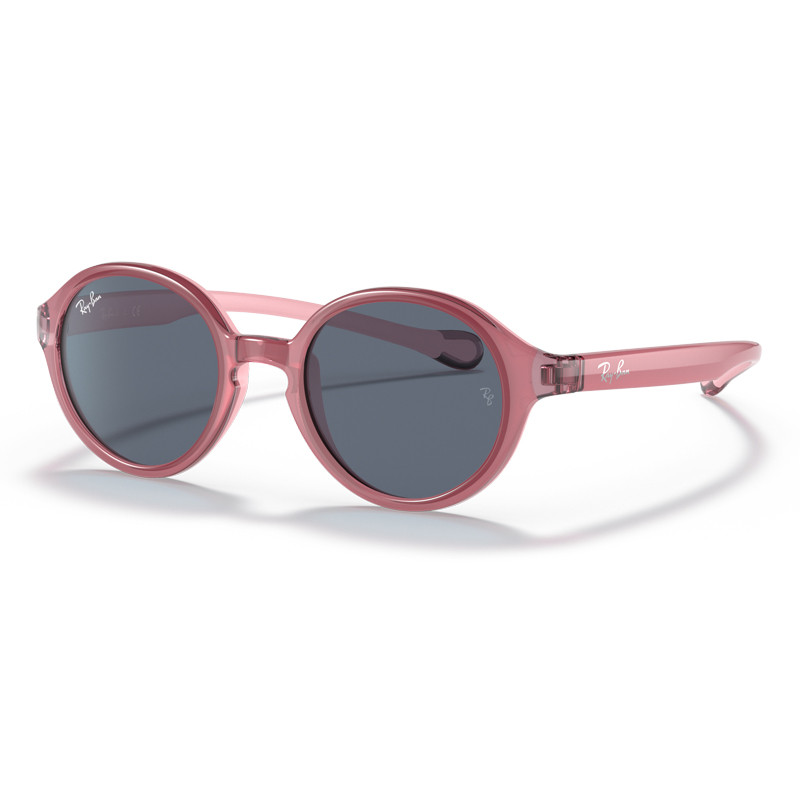 Ray-ban Junior RJ9075S 709887 Fuchsia On Rubber Pink Dark Grey