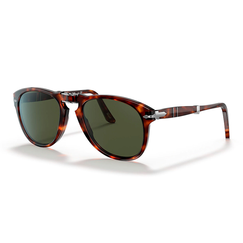 Persol Man Sunglass 714 - Original -  Frame color: Havana, Lens color: Green
