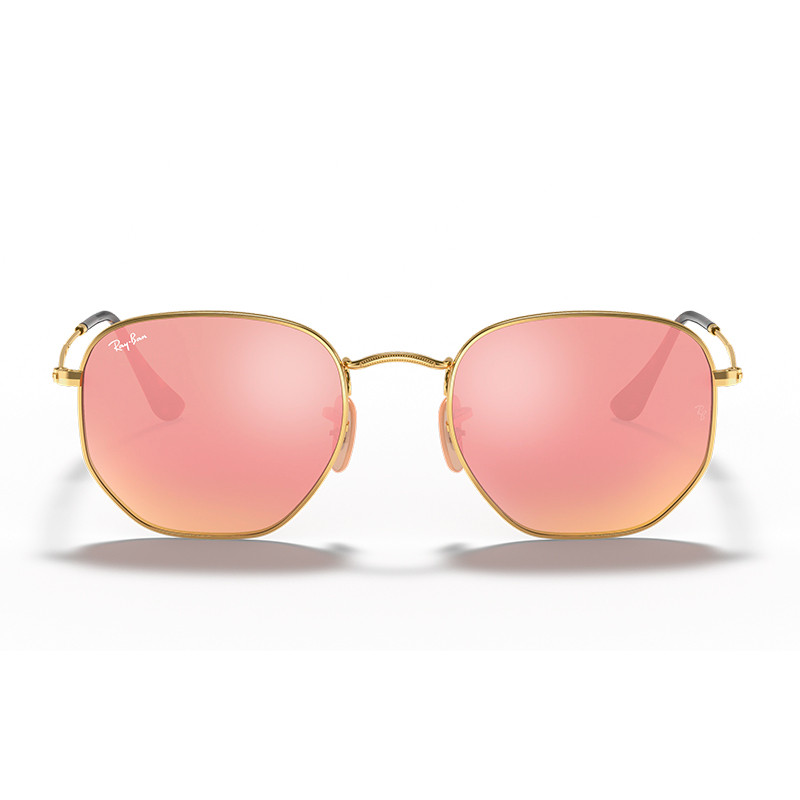 Ray-ban Rb3548n hexagonal 001/z2 gold copper flash – imagen 2
