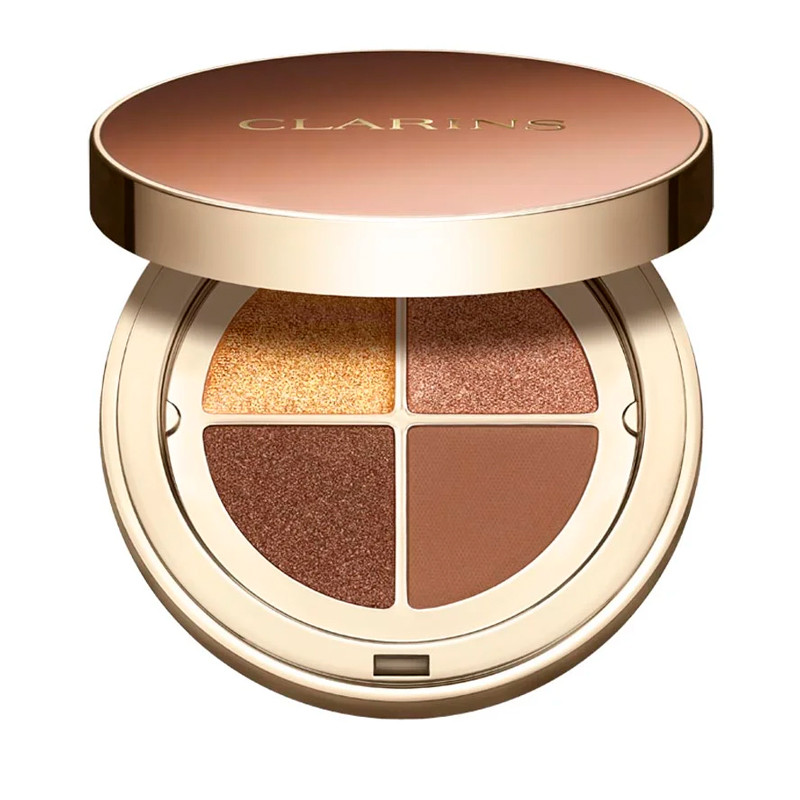 Clarins 04 Brown Sugar Eyeshadows Quatuor Palette Eye Shadows