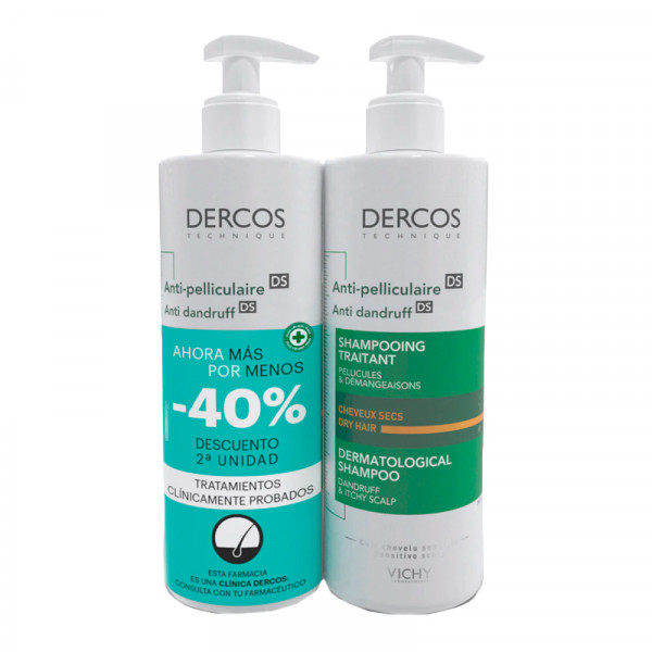Dercos Technique Anti-Dandruff Shampoo Dry + Use - Sabina