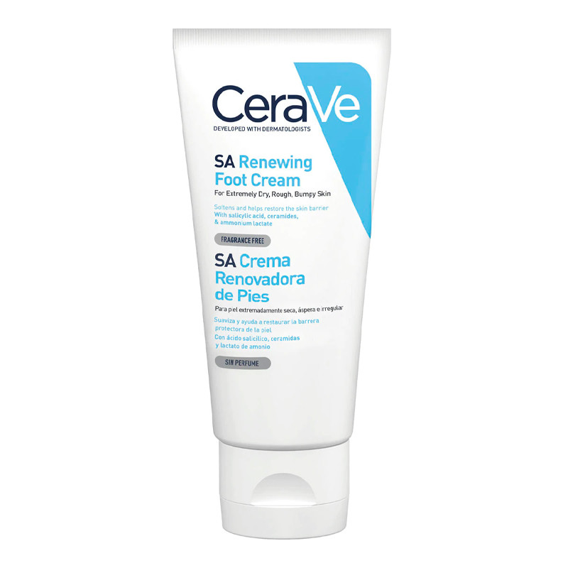 Cerave Cuidado Corporal SA Renewing Foot Cream Crema Renovadora de Pies con Ácido Salicílico