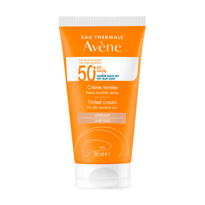 Avene Protección Facial Crema con color SPF50+
