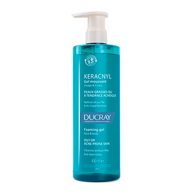Ducray Facial Keracnyl Gel limpiador