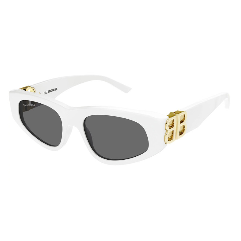 Balenciaga Óculos de sol para mulheres BB0095S 012 T53 Acetate 135 White