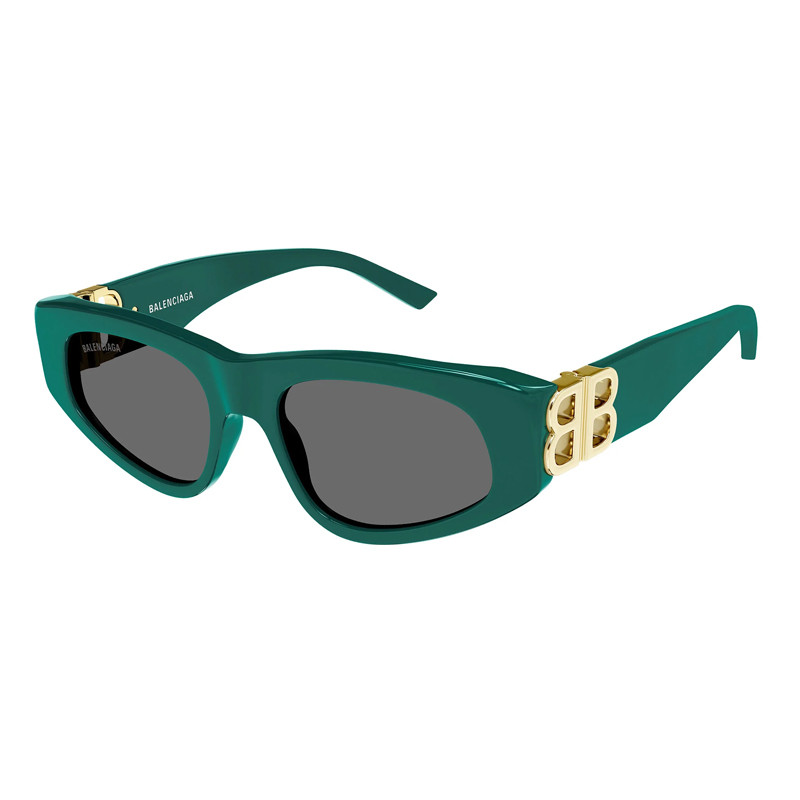 Balenciaga Óculos de sol para mulheres BB0095S 005 T53 Acetate 135 Green