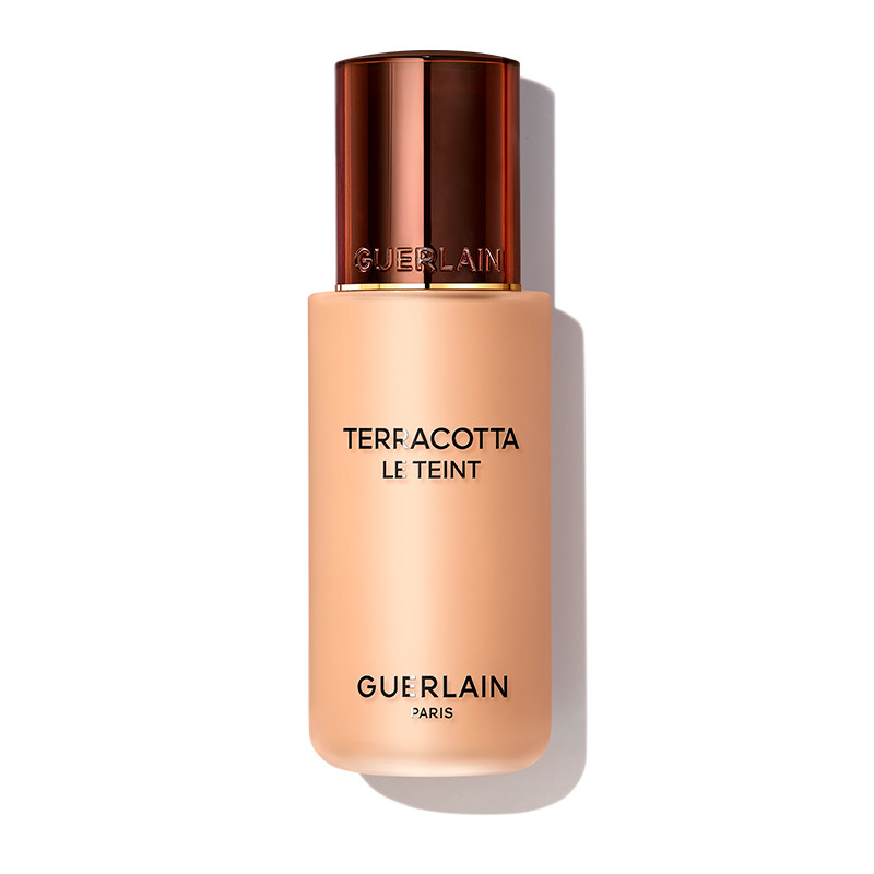 Guerlain Trucco Terracotta Le Teint Fondotinta per trucco Perfezione naturale Buon effetto viso Durata 24 ore - Nessun trasferimento 3W WARM / DORÉ