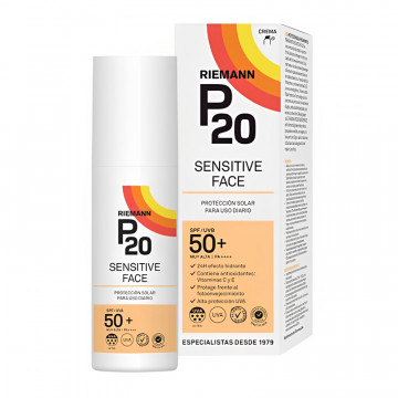 P20 Sensitive Face Sunscreen SPF50+