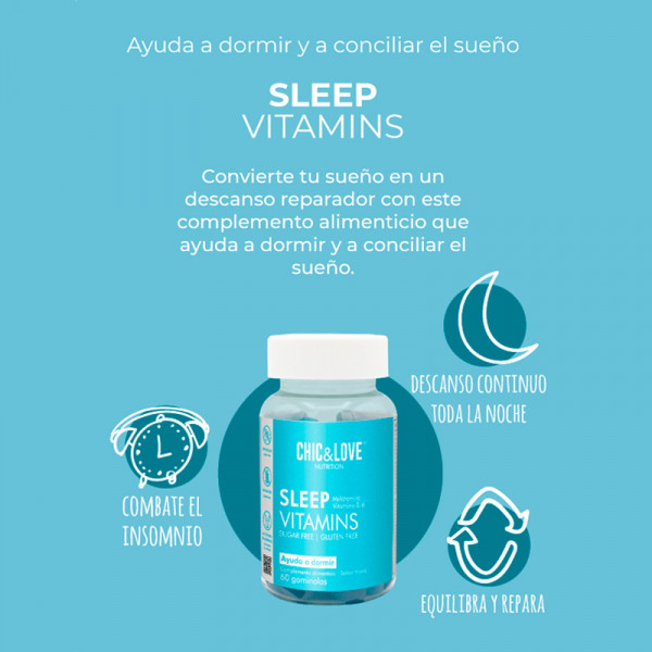 Sleep Vitamins Gomas com melatonina e vitamina B6