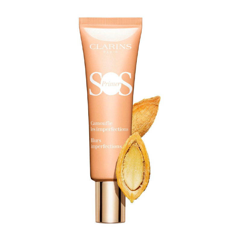 Clarins Peach Makeup Sos Primer Pre-Makeup Base