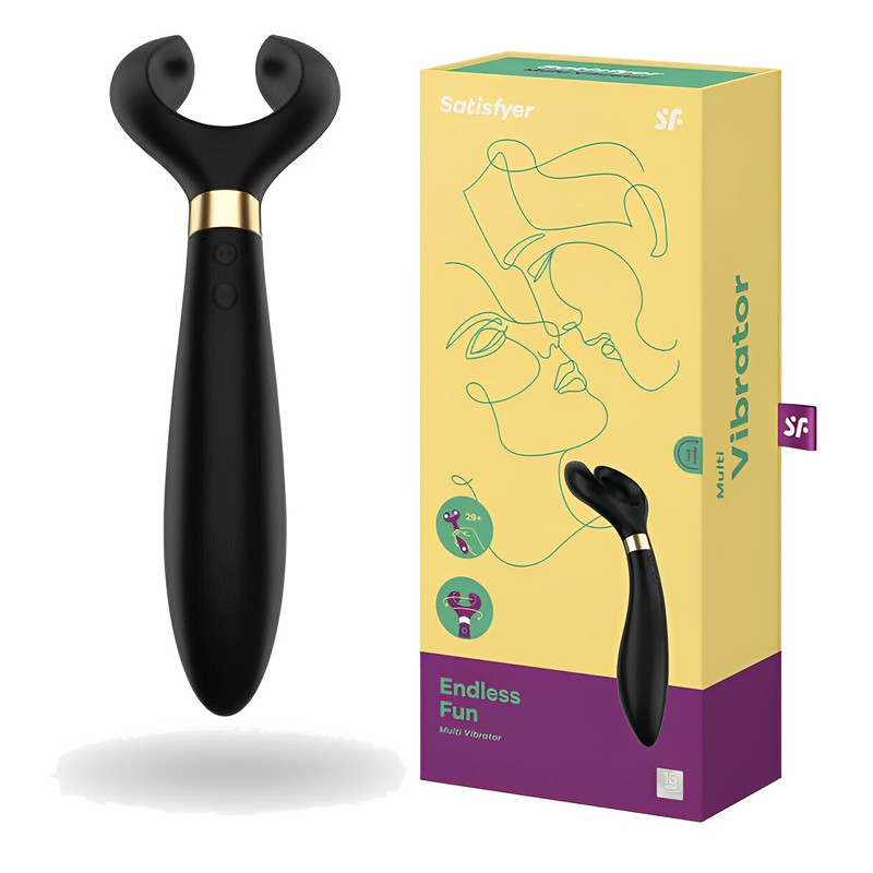 Satisfyer Partner Multifun 3 Black Partner Multifunción 3 Negro