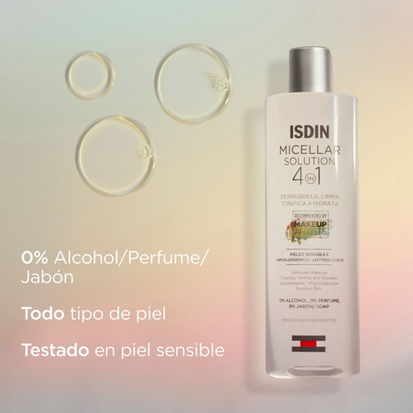 Agua Micelar Solution 4 en 1 Limpieza Facial