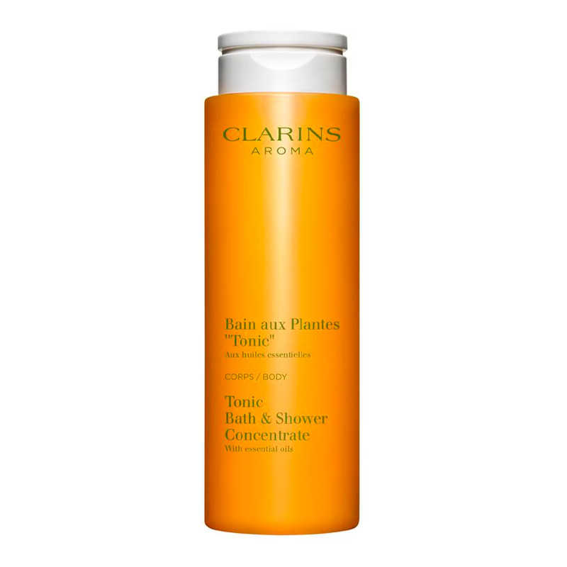 Clarins Linhas de Banho Feminino Bain Aux Plantes Tonic Óleos Essenciais de Gel de Banho