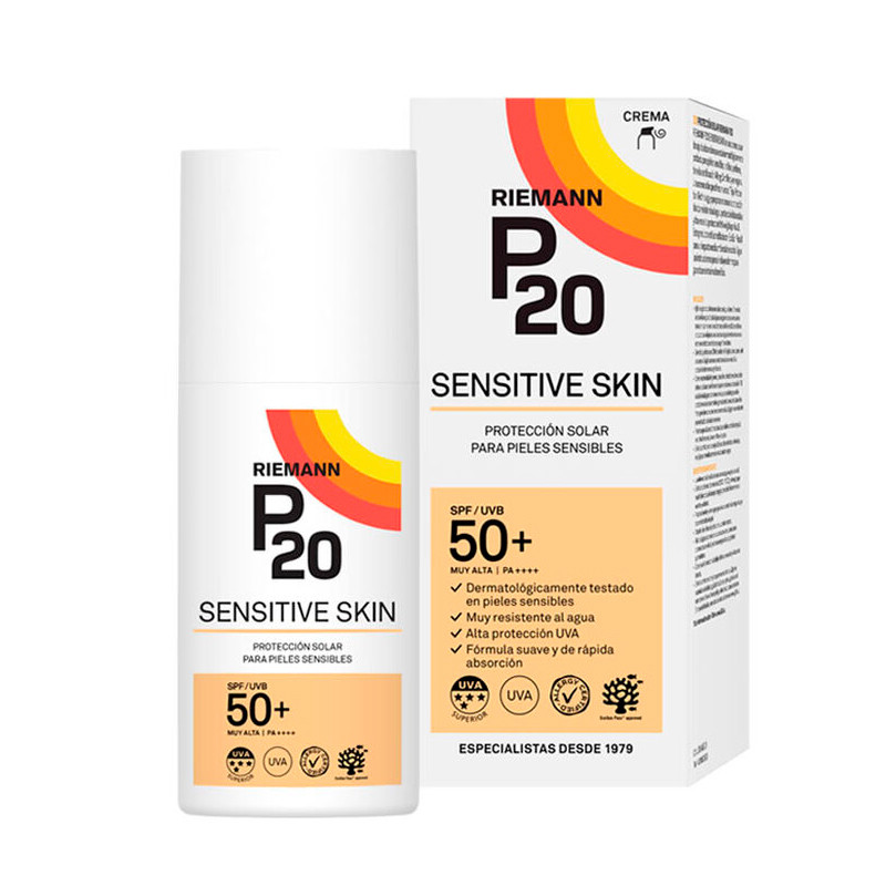 Riemann Crema Protector Solar Cuerpo P20 Sensitive Skin Protector Solar Spf50+