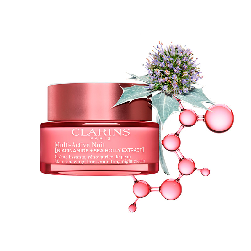 Clarins Multi-Active Nuit Crema Alisadora - Pieles Secas – imagen 3
