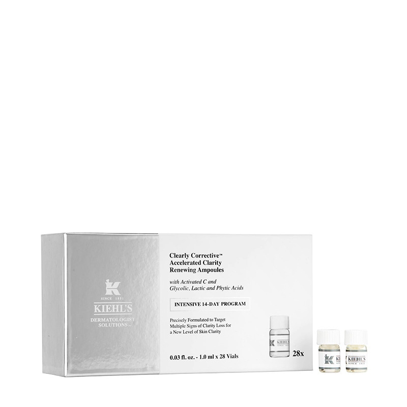 Kiehl's Clearly Corrective Accelerated Clarity Renewing Ampoules Ampollas Tratamiento Luminosidad