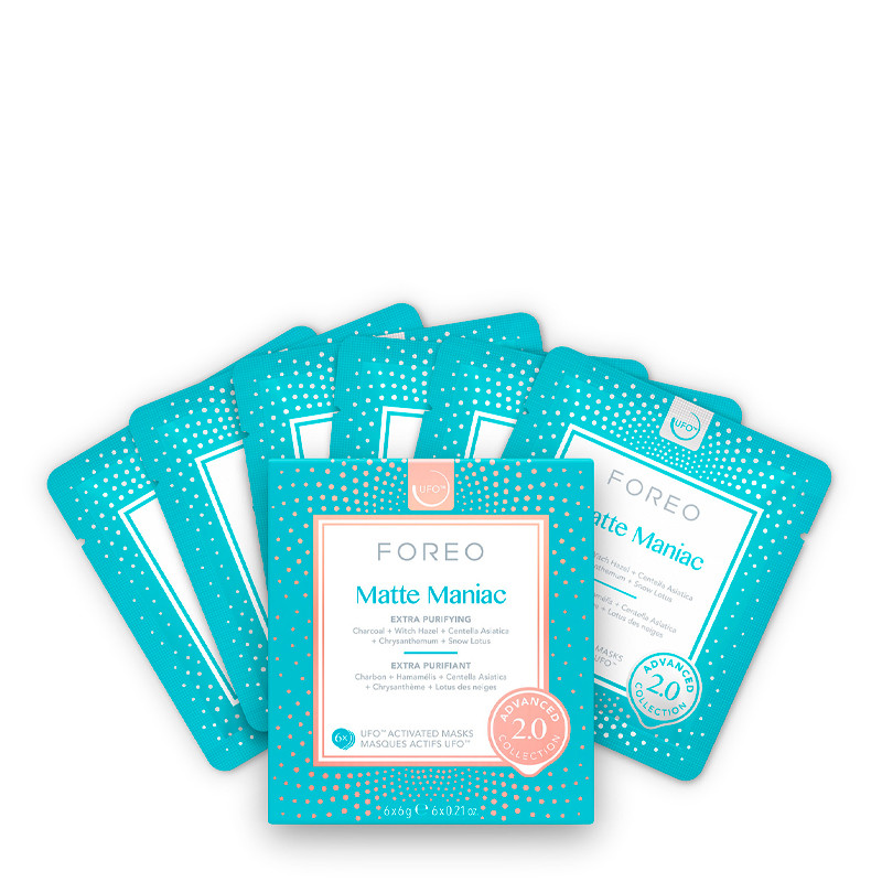 Foreo Women's Face Skin Care Matte Maniac Ufo Mask X6 Size 2.0