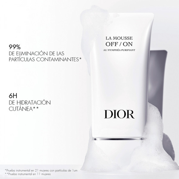 THE OFF/ON MOUSSE
ANTI-POLLUTION CLEANSING FOAM WITH PURIFYING FRENCH WHITE WATER LILY