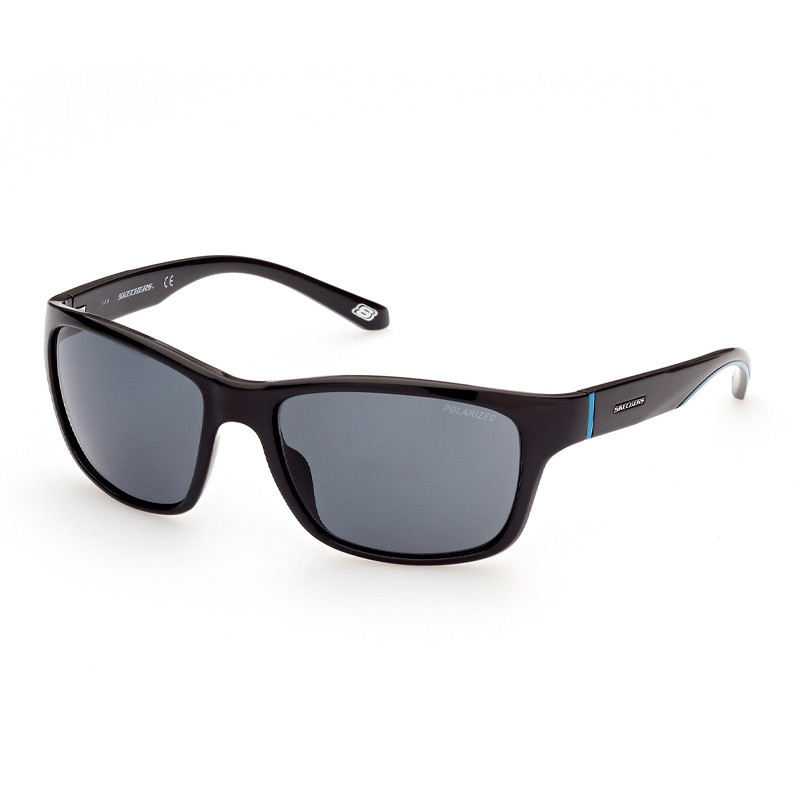 Skechers SE6117 Polarized 01D Men's Sunglasses Black Size 58