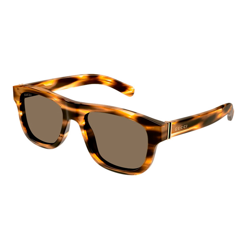 Gucci Man Sunglass GG1509S - Frame color: Tortoise, Lens color: Brown