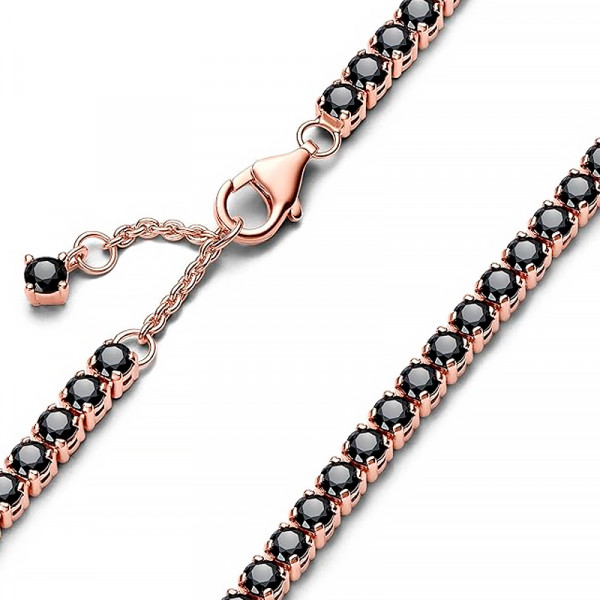 pulsera-tenis-negra-brillante