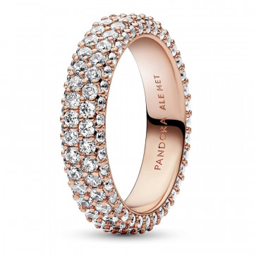 Timeless Double Row Ring in Pavé 182629C01