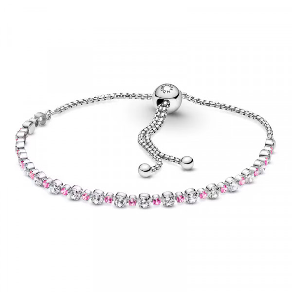 bracciale-rosa-scintillante-e-trasparente-con-chiusura-a-cursore