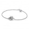 Pulseira Pandora Signature entrelaçada Pavé 592742C01