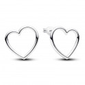 Boucles D'Oreilles Clous Coeur Devant 293077C00