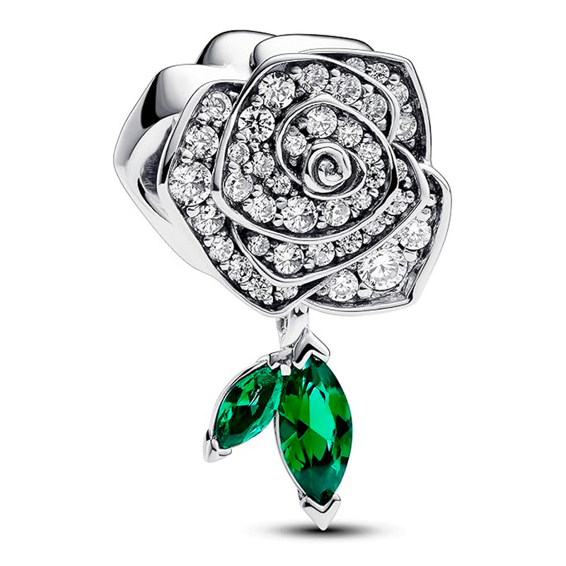 Pandora Charms Ciondolo rosa in fiore brillante 793201C01