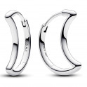 Orecchini a cerchio in argento sterling Luna 292989C00