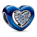 Charm Corazón Giratorio Azul 792750C01