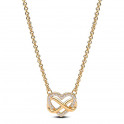 Shiny Infinity Heart Necklace 362666C01