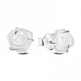 最終値下げBRIAR ROSE Earring blooming-white-rose-stud-