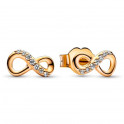 Shiny Infinity Stud Earrings 268820C01