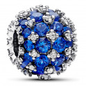 Charm Azul Redondo Brillante en Pavé 792630C02