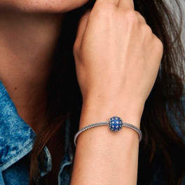 ちゃわん　きれいな青 Vintage Blue CZ Blue Enamel Flower Southwestern Sterling