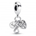 Charme Pendentif Famille Triple Infini 792201C01