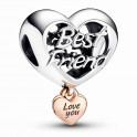 Heart Charm I Love You Best Friend 782243C00