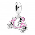 Charm Pendentif Moto Scooter Rose 791057C01