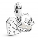 Charm Colgante Gatos y Corazones 799546C01