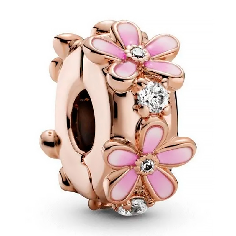 Pandora Charms Clip separatore margherita rosa 788809C01