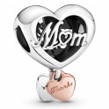 Heart Charm Thank You Mom 789372C00