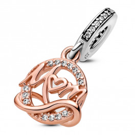 CHARMS PANDORA TWO-TONE MOM PENDANT CHARM 789374C01