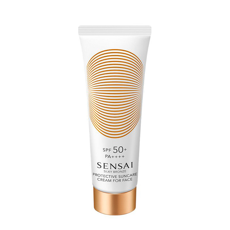 Sensai Silky Bronze Silky Bronze Cellular Protective Cream For Face SPF50+ Protector Solar Facial